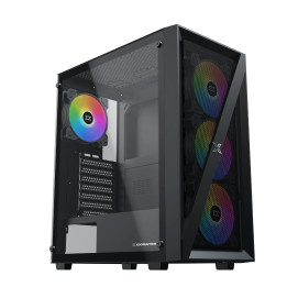 Кутия за компютър Xigmatek Blade, Middle Tower ATX, 4 RGB вентилатора, Tempered Glass - EN40887 - 1