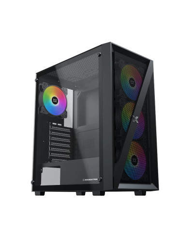 Кутия за компютър Xigmatek Blade, Middle Tower ATX, 4 RGB вентилатора, Tempered Glass - EN40887 - 1