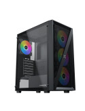 Кутия за компютър Xigmatek Blade, Middle Tower ATX, 4 RGB вентилатора, Tempered Glass - EN40887 - 1