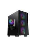 Кутия за компютър Xigmatek NYX Air II, Mini Tower mATX, 4 RGB вентилатора, Tempered Glass - EN42270 - 1