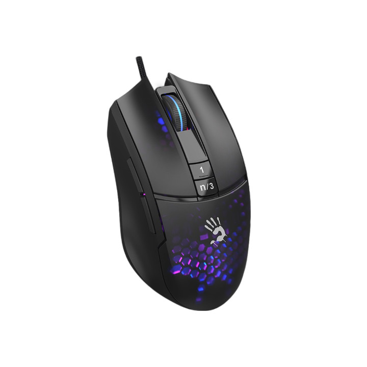 Геймърска мишка A4tech Bloody L65 Max, Жична, 12000 cpi, Honeycomb, Черен