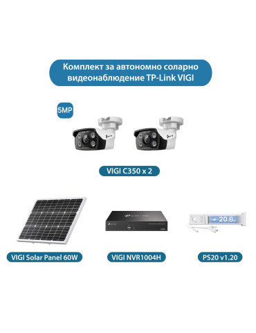 Комплект компактно соларно решение VIGI 60W C350 2.11 - 1