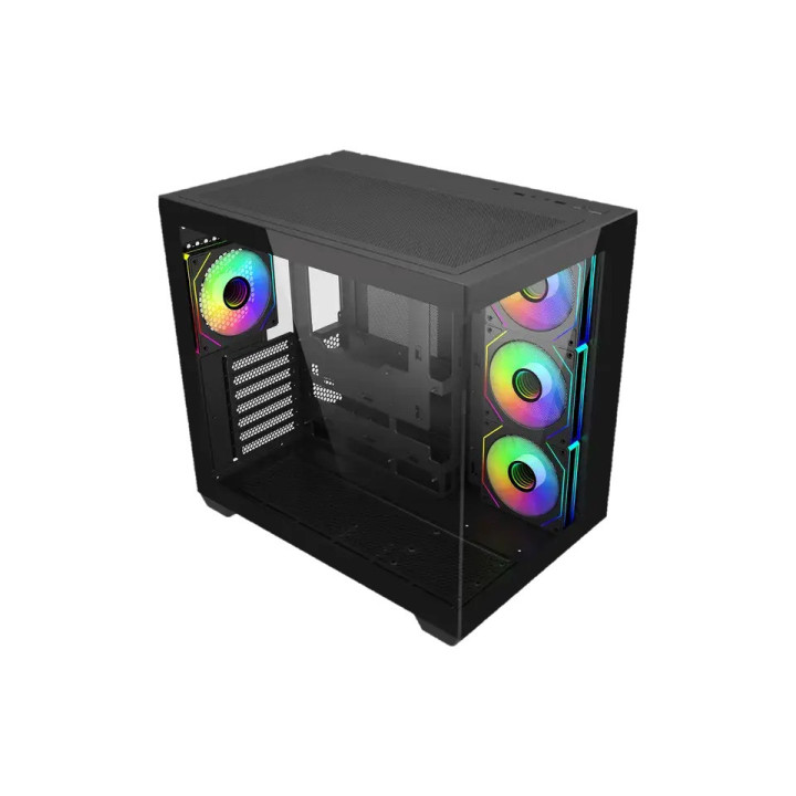 Кутия за компютър Cooler Master Elite 681, Middle Tower, ATX/Micro ATX/Mini ITX, 4 Вентилатора, ARGB Hub, Черна - E681-KHNN-S00 