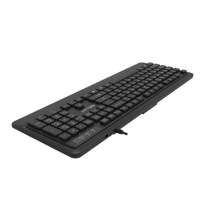 Клавиатура Delux K7009BU, БДС кирилизация, Numpad - 2