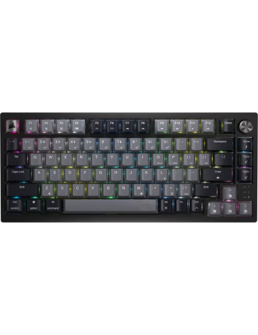 Bluetooth механична нископрофилна геймърска клавиатура Corsair K65 Plus RGB 75%, Безжична, Corsair NLX Red Key Switches - CH-91D