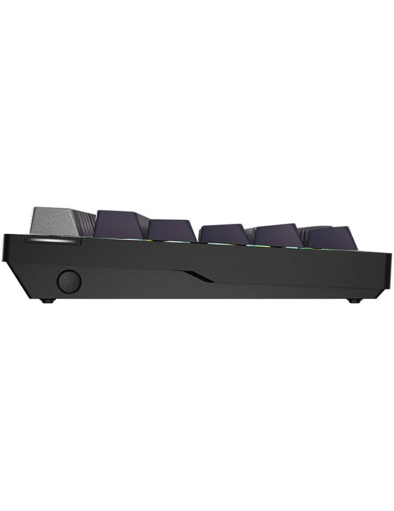 Bluetooth механична нископрофилна геймърска клавиатура Corsair K65 Plus RGB 75%, Безжична, Corsair NLX Red Key Switches - CH-91D