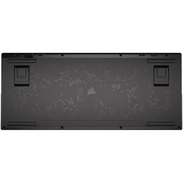 Bluetooth механична нископрофилна геймърска клавиатура Corsair K65 Plus RGB 75%, Безжична, Corsair NLX Red Key Switches - CH-91D