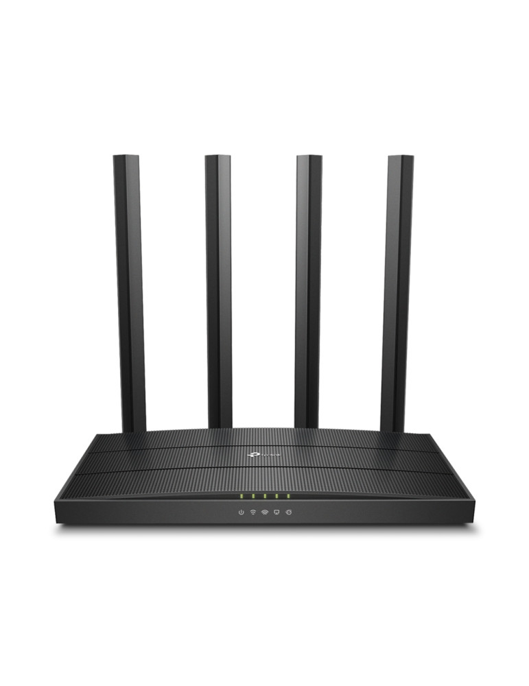 Безжичен рутер TP-LINK Archer C6 v4.0, AC1200, 802.11ac, 2.4GHz 300Mbps, 4x Gigabit портове, вътрешни антени - 1