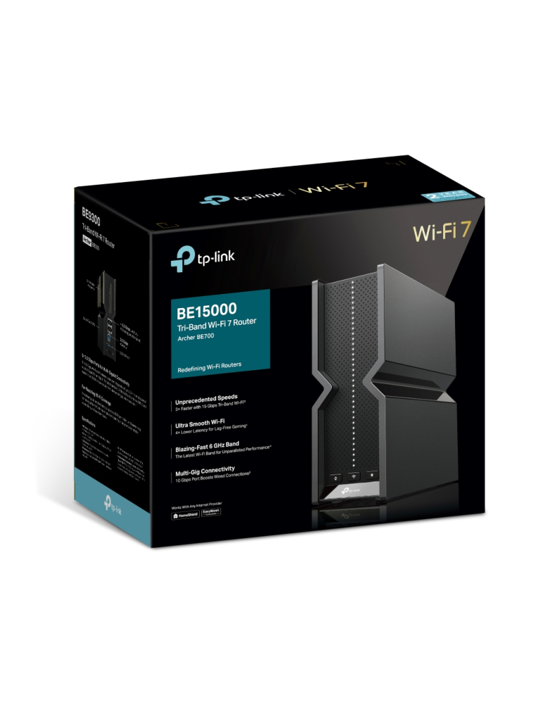 Рутер Wi-Fi 7 TP-Link Archer BE700, BE15000 3-лентов - 7