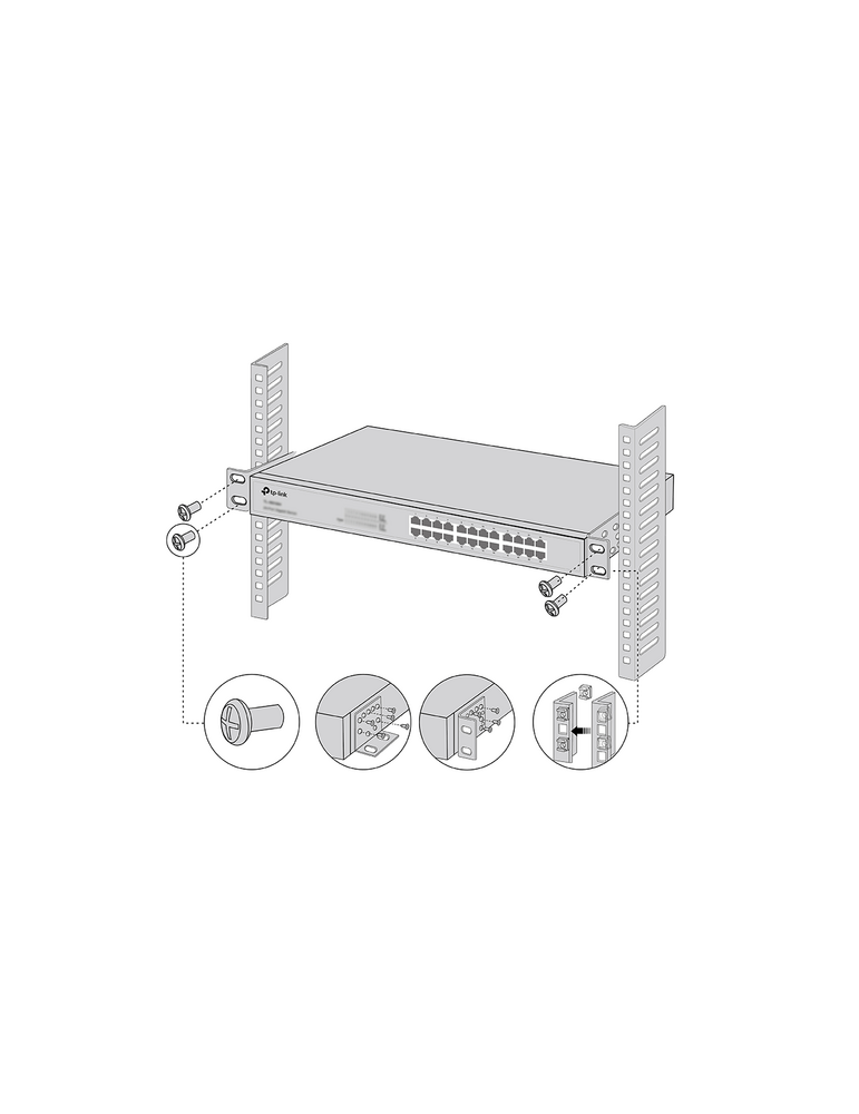 Комплект за монтаж TP-LINK Omada RackMount Kit-19 - 3