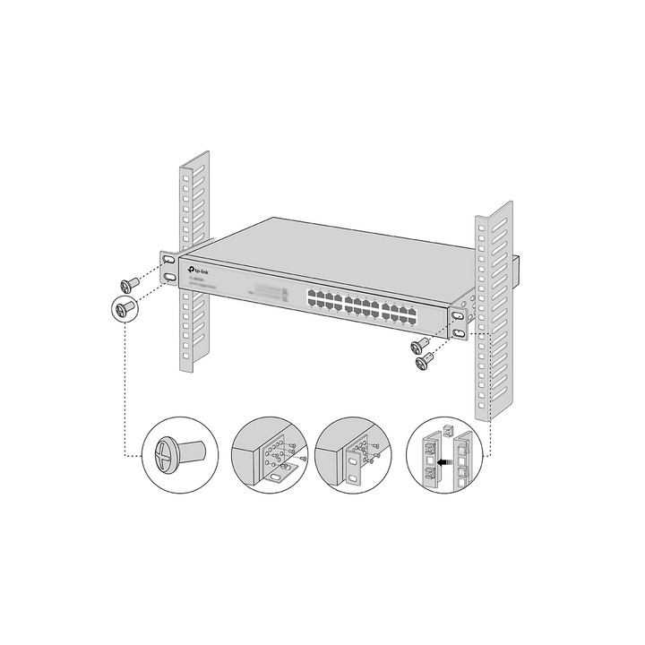 Комплект за монтаж TP-LINK Omada RackMount Kit-19 - 3