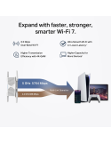 Удължител на обхват TP-Link RE405BE, BE6500 Wi-Fi 7 2-лентов - 810142823616 - 4
