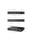 Мрежов комутатор TP-Link Omada SG2206MP, 6 портов гигабитов, 4× PoE+ портове - 5