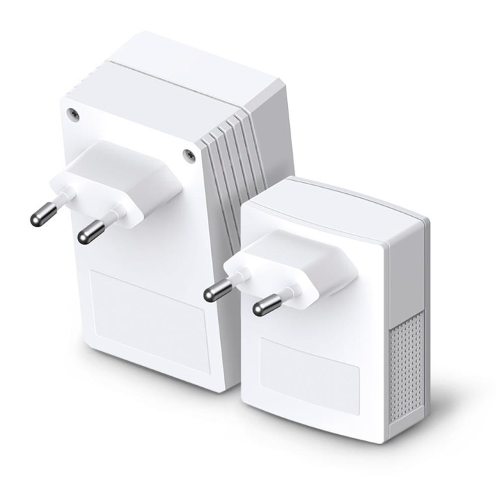 Powerline адаптер TP-Link TL-WPA4220, AV500, Wi-Fi 802.11n 300Mbps, 3x Ethernet, Starter Kit - 2