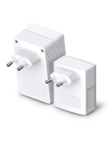 Powerline адаптер TP-Link TL-WPA4220, AV500, Wi-Fi 802.11n 300Mbps, 3x Ethernet, Starter Kit - 2