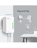 Powerline адаптер TP-Link TL-WPA4220, AV500, Wi-Fi 802.11n 300Mbps, 3x Ethernet, Starter Kit - 4