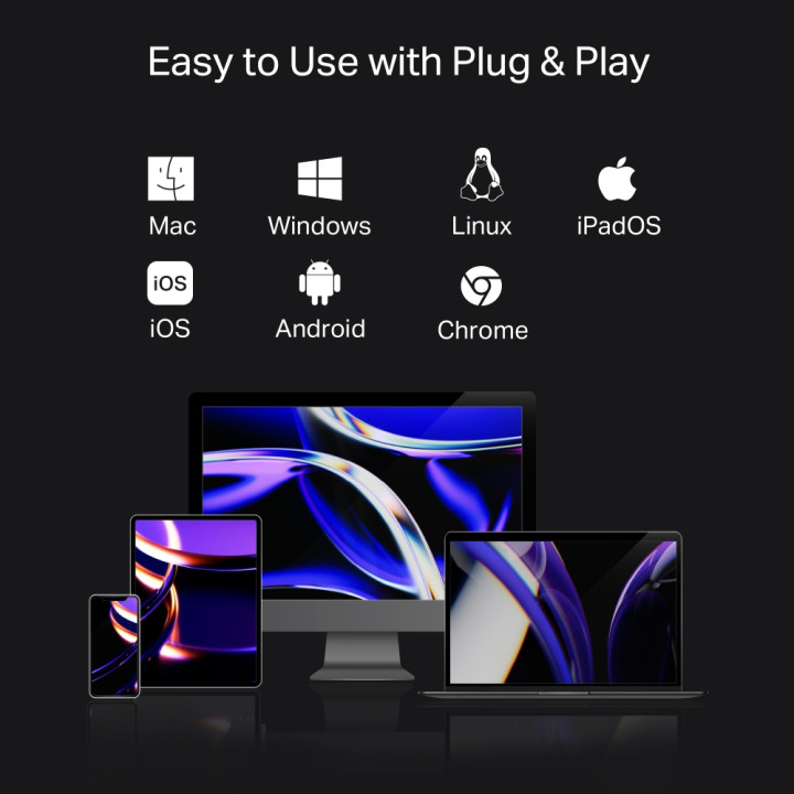 USB хъб TP-LINK UH7020C, Type-C 7 в 1 - 10