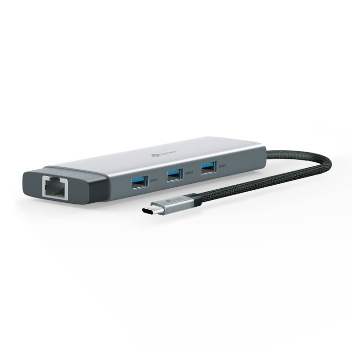 USB хъб TP-LINK UH9120C, 9в1 Type-C - 4