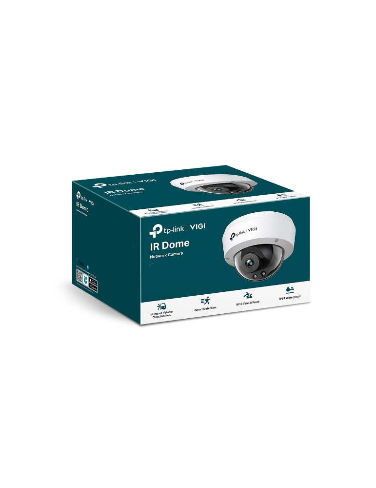 Мрежова камера TP-Link VIGI C230I, 3MP, 2.8mm, IR куполна, 12V DC - 5