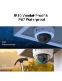 Мрежова камера TP-Link VIGI C240I, 4MP IR куполна, 4mm обектив - 2