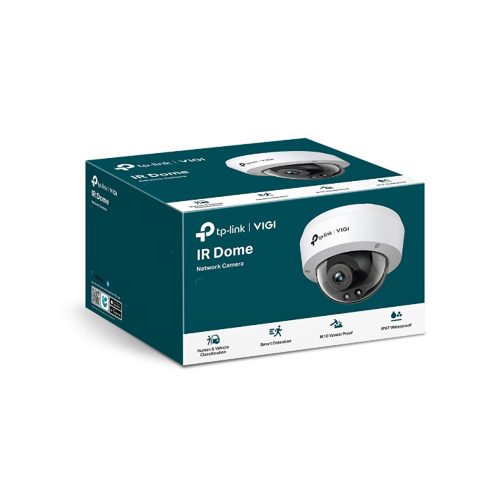 Мрежова камера TP-Link VIGI C240I, 4MP IR куполна, 4mm обектив - 4