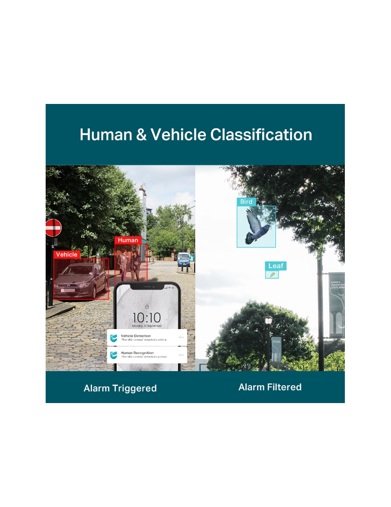 Мрежова камера TP-Link VIGI C240I, 4MP IR куполна, 4mm обектив - 6
