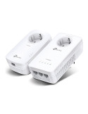 Powerline адаптер TP-Link TL-WPA8631P KIT, AV1300 Gigabit с Wi-Fi ac и електрически контакт - 1