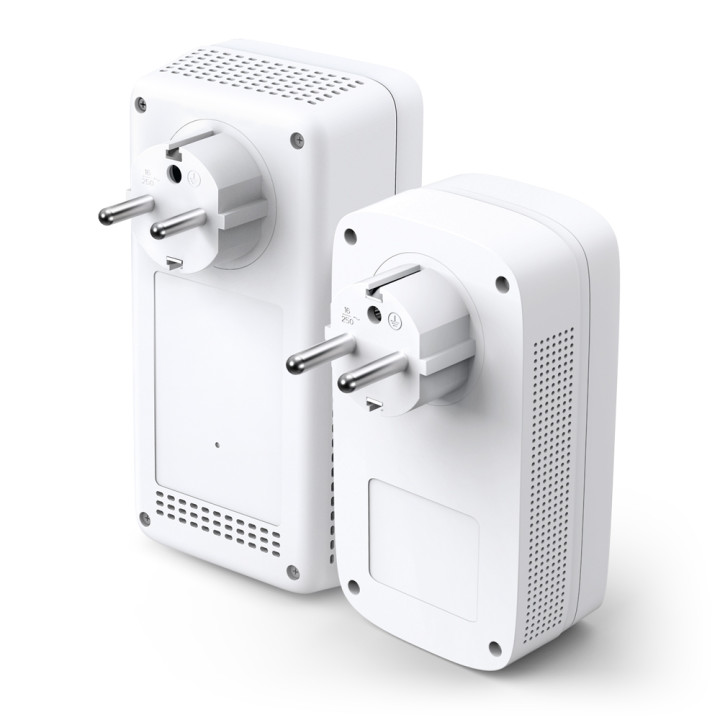 Powerline адаптер TP-Link TL-WPA8631P KIT, AV1300 Gigabit с Wi-Fi ac и електрически контакт - 2