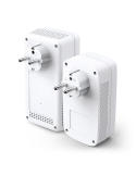 Powerline адаптер TP-Link TL-WPA8631P KIT, AV1300 Gigabit с Wi-Fi ac и електрически контакт - 2