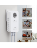 Powerline адаптер TP-Link TL-WPA8631P KIT, AV1300 Gigabit с Wi-Fi ac и електрически контакт - 7