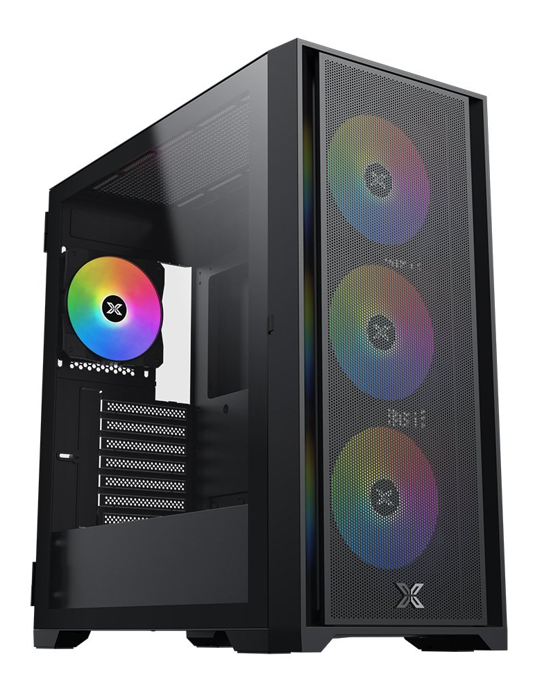 Кутия за компютър XIGMATEK Master X II Pro, ATX, 488x215x460mm, Темперирано стъкло, Черен - 4711409544304 - 1