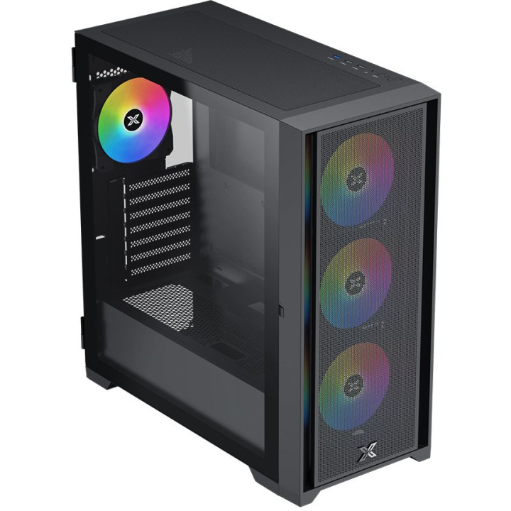 Кутия за компютър XIGMATEK Master X II Pro, ATX, 488x215x460mm, Темперирано стъкло, Черен - 4711409544304 - 2