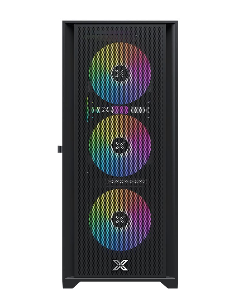 Кутия за компютър XIGMATEK Master X II Pro, ATX, 488x215x460mm, Темперирано стъкло, Черен - 4711409544304 - 3