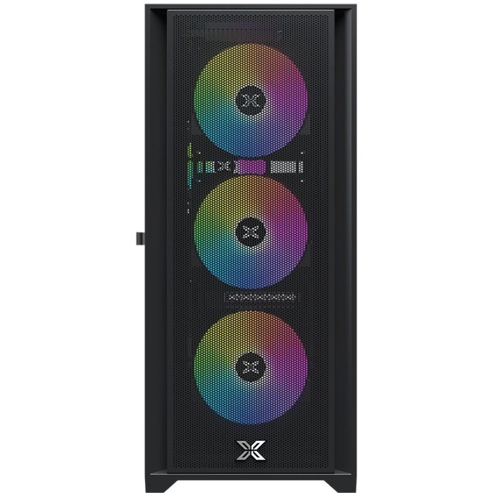 Кутия за компютър XIGMATEK Master X II Pro, ATX, 488x215x460mm, Темперирано стъкло, Черен - 4711409544304 - 3