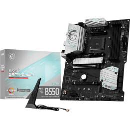 Дънна платка MSI B550 GAMING WIFI, AMD B550, Socket AM4, DDR4 4800MHz, ATX  - 911-7C56-085R - 1