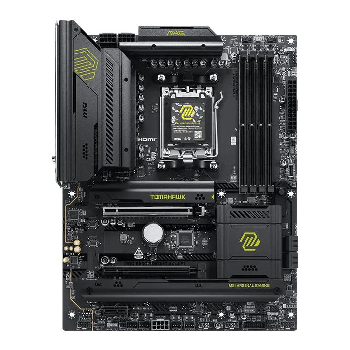 Дънна платка MSI MAG B850 TOMAHAWK WIFI, AMD B850, Socket AM5, DDR5, Wi-Fi 7  - 911-7E53-001R - 2