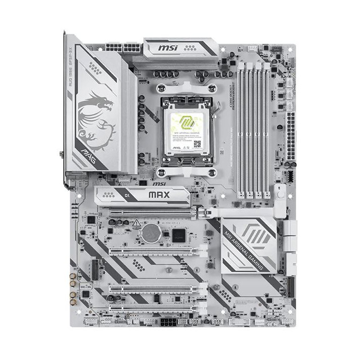 Дънна платка MSI MAG B850 GAMING PLUS MAX WIFI, Socket AM5, DDR5 до 256GB, Wi-Fi 7 - 911-7E56-030R - 2