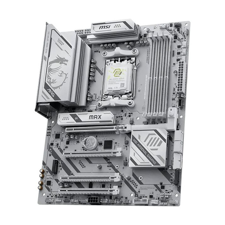 Дънна платка MSI MAG B850 GAMING PLUS MAX WIFI, Socket AM5, DDR5 до 256GB, Wi-Fi 7 - 911-7E56-030R - 4