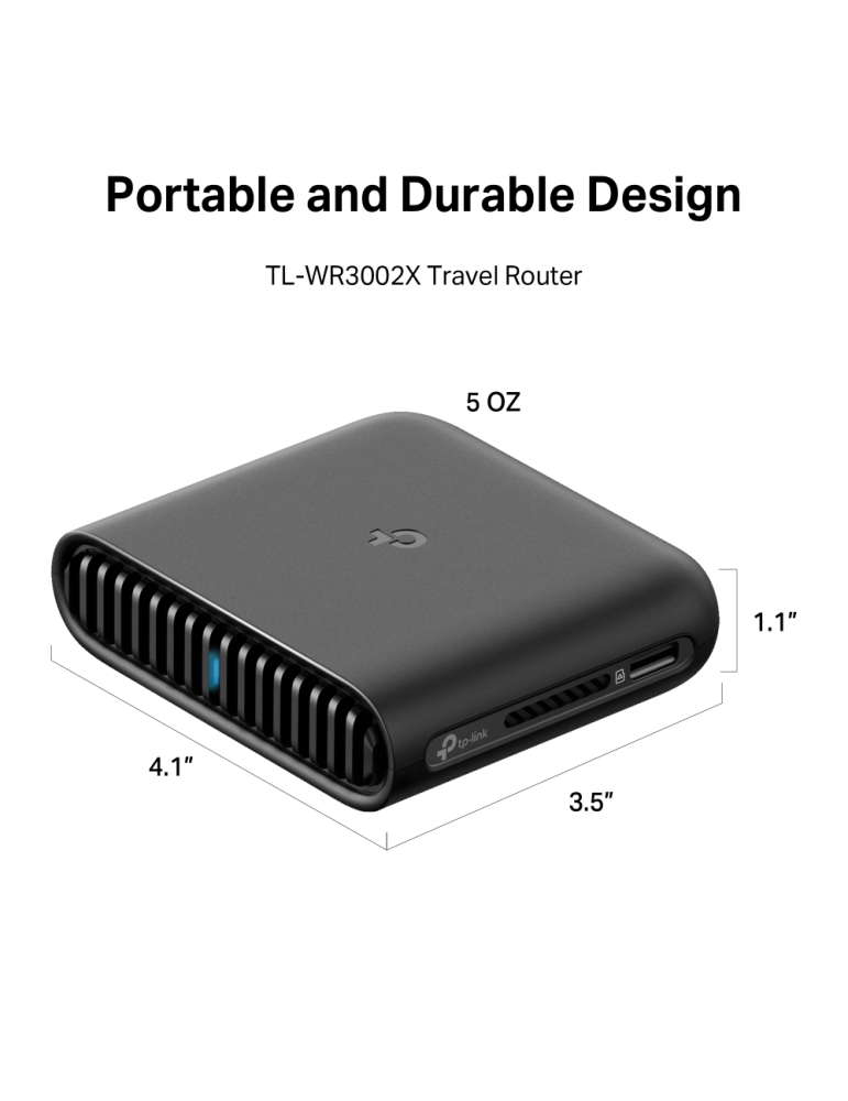Wi-Fi рутер TP-Link TL-WR3002X AX3000, двубандов, 1× Gigabit LAN, USB 3.0 - 1210002600811 - 7