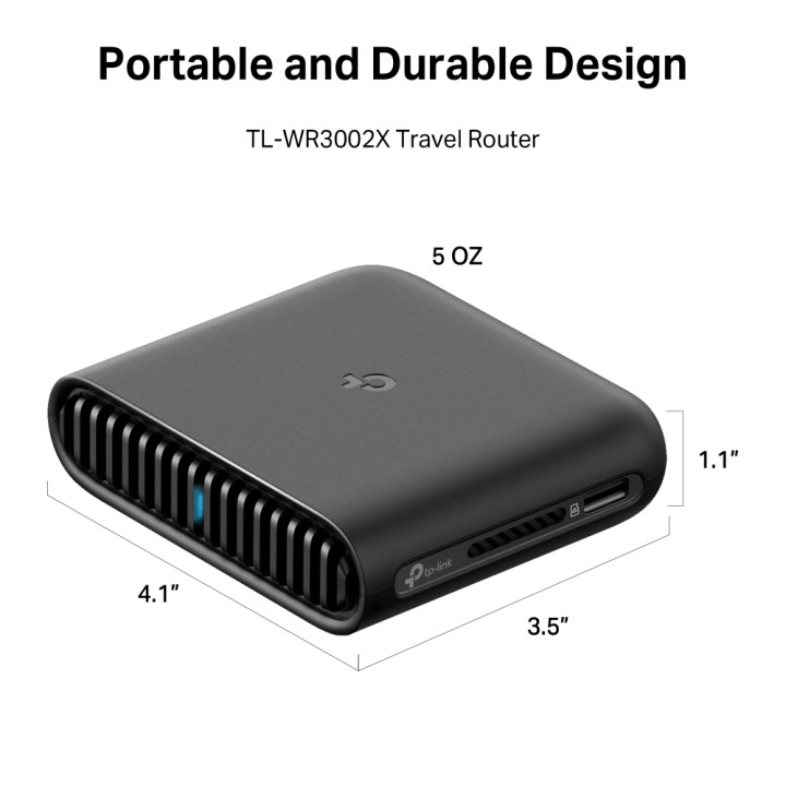 Wi-Fi рутер TP-Link TL-WR3002X AX3000, двубандов, 1× Gigabit LAN, USB 3.0 - 1210002600811 - 7