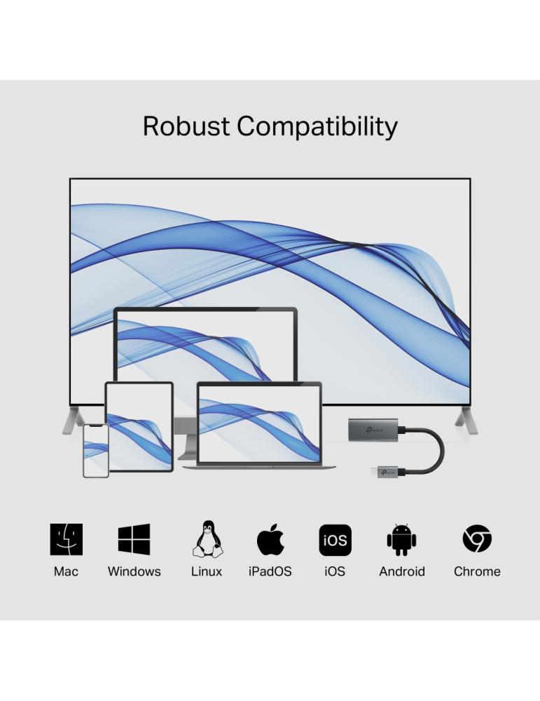 USB адаптер TP-LINK UA520C, Type-C към HDMI - 4