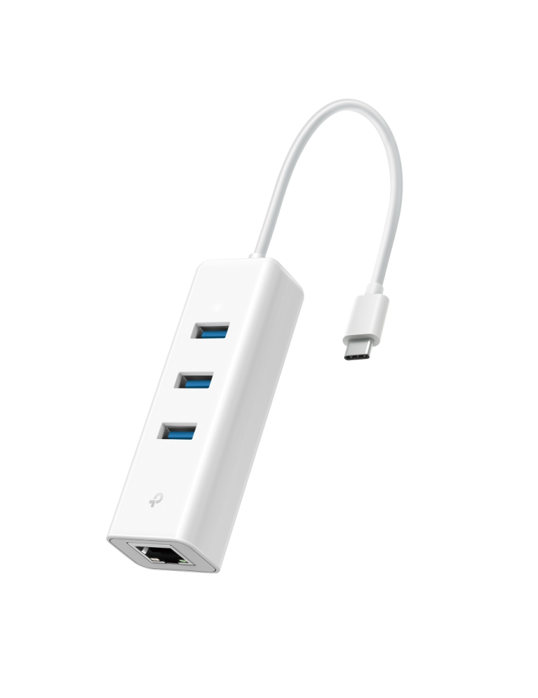 USB Type-C хъб TP-LINK UE330C, 3 порта, Gigabit Ethernet  - 1