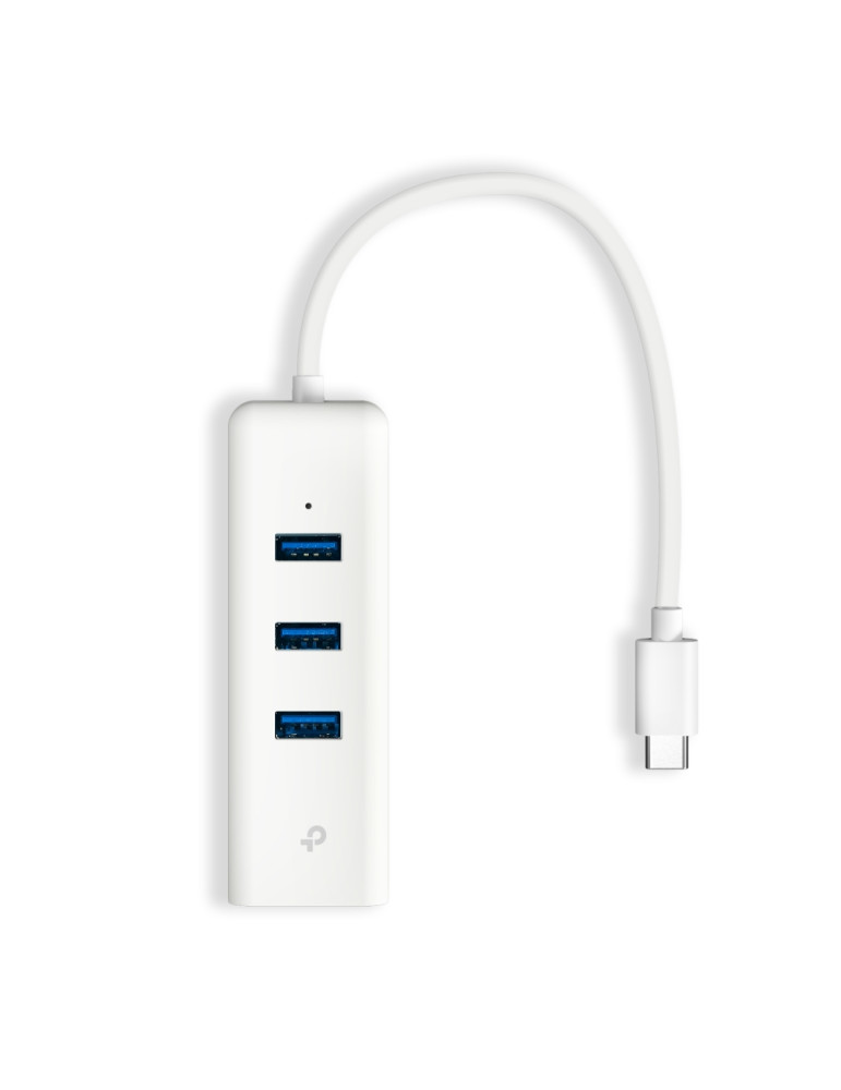 USB Type-C хъб TP-LINK UE330C, 3 порта, Gigabit Ethernet  - 3