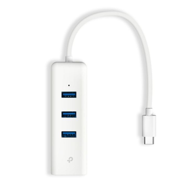 USB Type-C хъб TP-LINK UE330C, 3 порта, Gigabit Ethernet  - 3