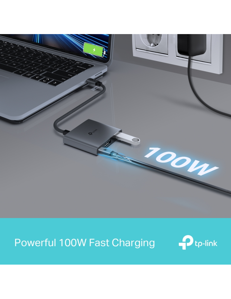 USB хъб TP-Link UH3020C, 1x HDMI Type-C - 2