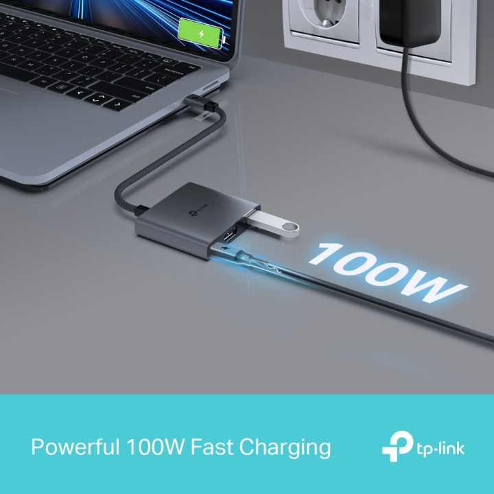USB хъб TP-Link UH3020C, 1x HDMI Type-C - 2
