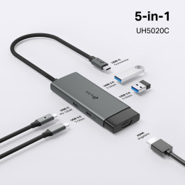 Докинг станция TP-Link UH5020C, 5 портов Type-C с PD 100W - 1