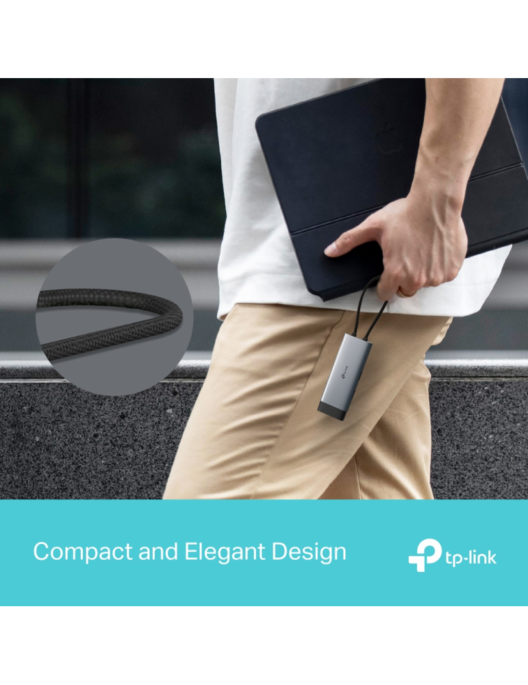 Докинг станция TP-Link UH5020C, 5 портов Type-C с PD 100W - 8