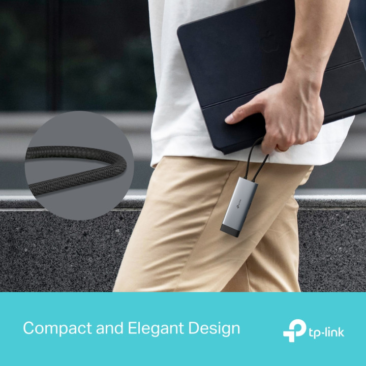 Докинг станция TP-Link UH5020C, 5 портов Type-C с PD 100W - 8