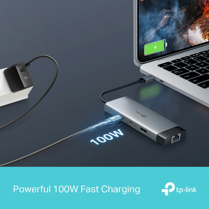 Докинг станция TP-LINK UH6120C, 6 портов, Type-C 5Gbps - 8885020625271 - 7